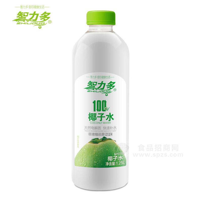 智力多椰子水100%NFC饮品天然电解质饮料招商1.25L