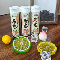 太陽(yáng)之光含片蜜桃烏龍茶口含片含茶制品廠家招商24.5g