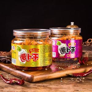 湘满天萝卜干香辣味麻辣味下饭菜酱腌菜厂家招商罐装