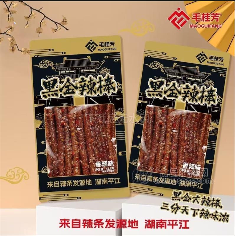 黑金辣棒香辣味調(diào)味面制品