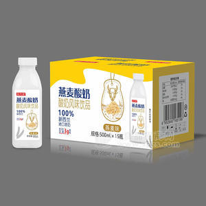 益力添燕麥酸奶風(fēng)味飲品飲料廠家招商500ml
