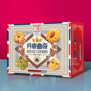 谷部一族丹麥曲奇餅干休閑食品廠家招商300g