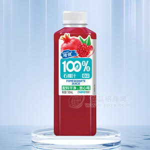 增健石榴汁100%無菌罐裝NFC原果汁飲料飲品招商500ml