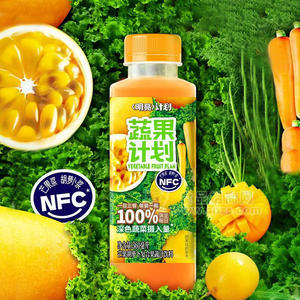 蔬果計劃蔬菜汁芒果胡蘿卜復合果蔬汁飲料廠家招商360ml