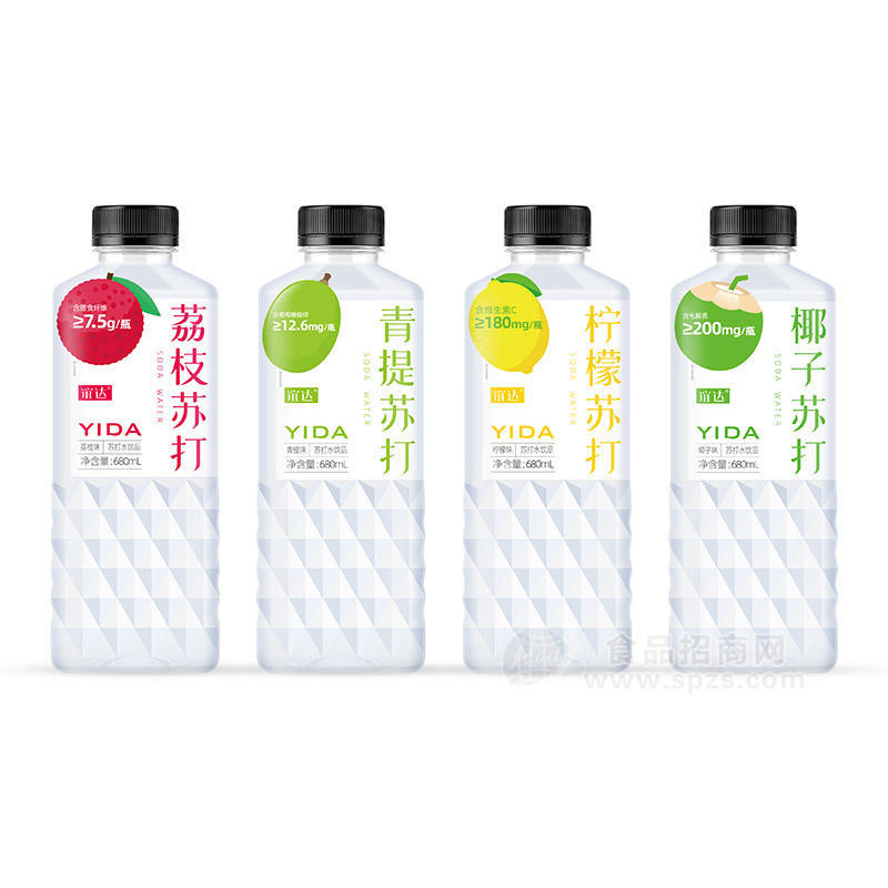 谊达苏打水系列饮品饮料厂家招商680ml