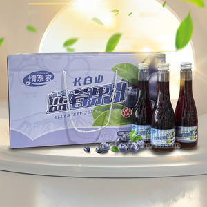 情系農(nóng)長白山藍莓果汁300ml*10瓶