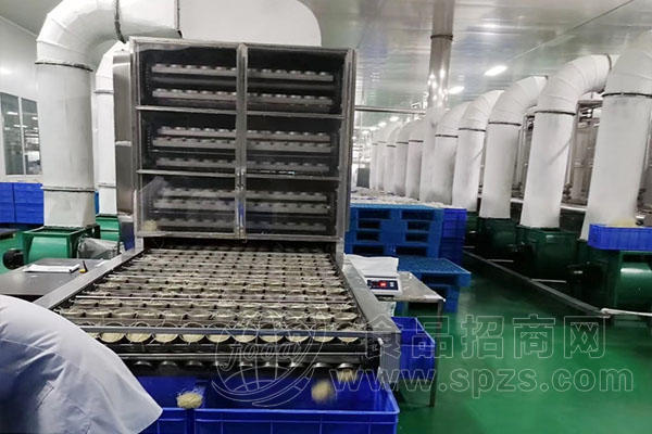 桶装酸辣粉机器、丽星方便粉丝生产线加工圆形粉团冲泡即食