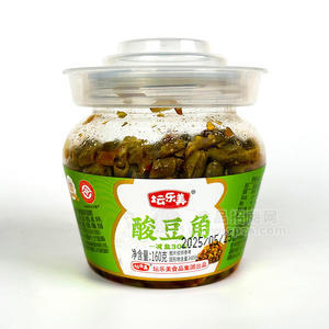 坛乐美酸豆角酱腌菜下饭菜咸菜厂家招商160g