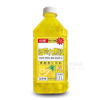 約郎多肉大果粒菠蘿味果粒果汁飲料飲品廠家招商1L