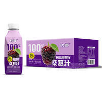 約郎桑葚汁100%無菌冷罐NFC復合果汁飲料飲品420ml