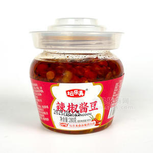坛乐美辣椒酱豆酱腌菜下饭酱咸菜厂家招商280g
