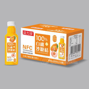 益力添白桃砂糖桔100%無菌冷罐復(fù)合果汁飲料飲品廠家招商62