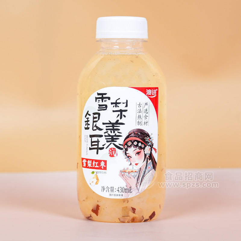 澳进银耳羹雪梨红枣植物饮料饮品厂家招商430ml