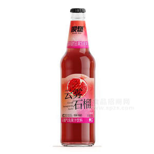 喚燃云霧石榴氣泡果汁飲料飲品廠家招商520ml