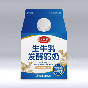 优乐胜生牛乳发酵驼饮料饮品厂家招商300g