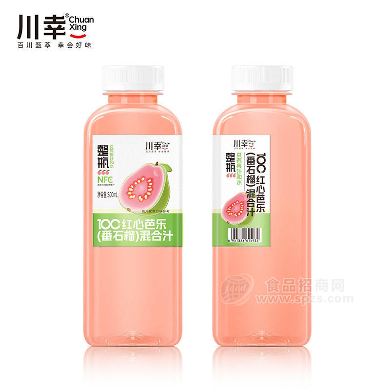 川幸100%红心芭乐混合汁果汁饮料500ml