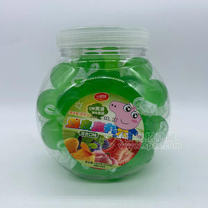 小萌侠爆皮魔丸苹果味糖果1400g