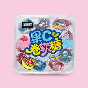 澳米伽果C卷软糖蓝莓+草莓味100g