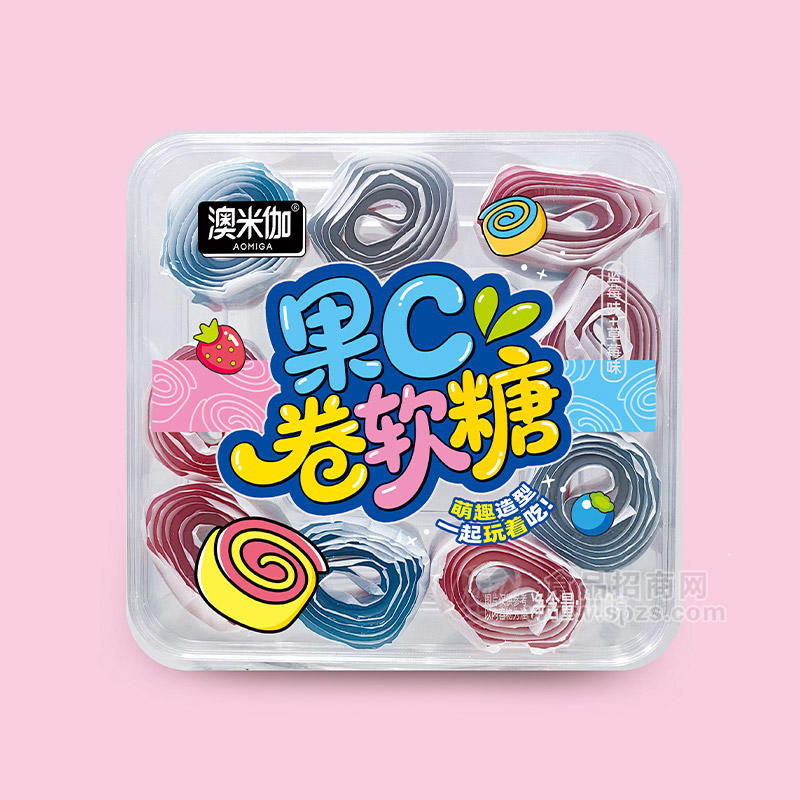 澳米伽果C卷软糖蓝莓+草莓味100g
