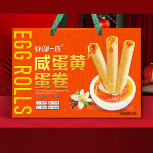 谷部一族咸蛋黄蛋卷休闲食品