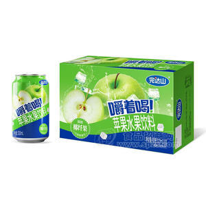 完达山嚼着喝苹果水果饮料310ml