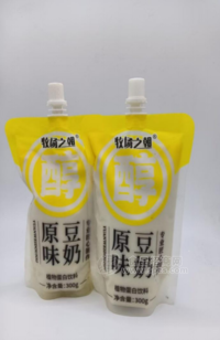 牧场之朝袋装原味豆奶植物蛋白饮料300g
