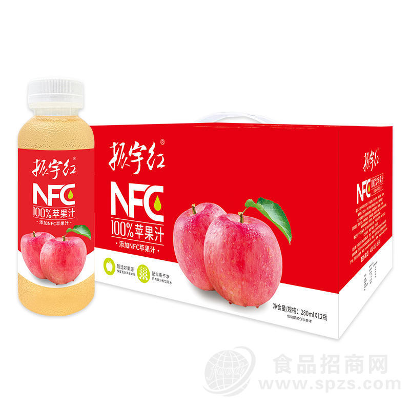 振宇红苹果汁280ml12瓶