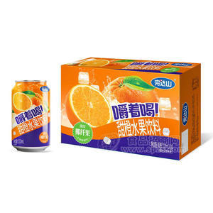 完达山嚼着喝甜橙水果饮料310ml