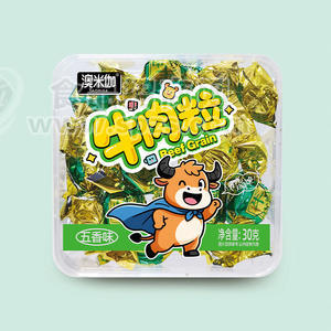 澳米伽牛肉粒五香味30g