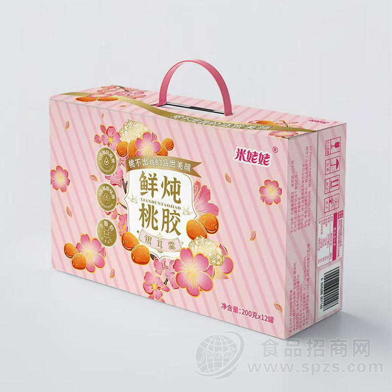 米姥姥银耳羹鲜炖桃胶饮料200g
