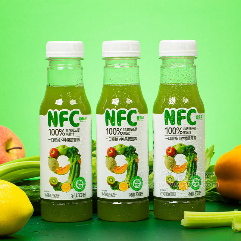 百乐洋100%果蔬汁果汁饮料300ml