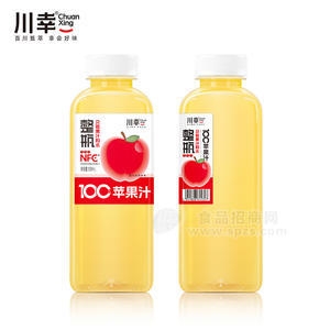 川幸100%苹果汁果汁饮料500ml