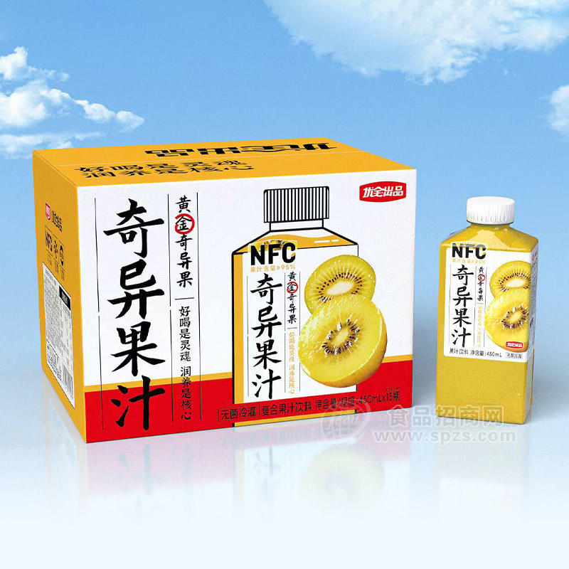 优全出品奇异果饮料果汁450ml