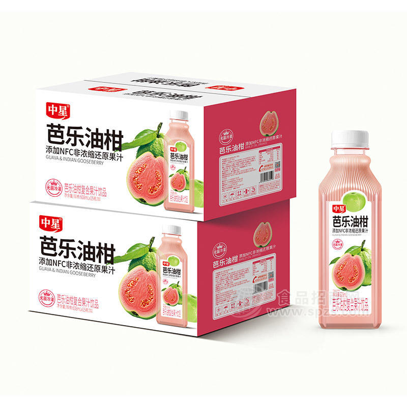 中星芭乐油柑复合果汁饮料608ml×15瓶