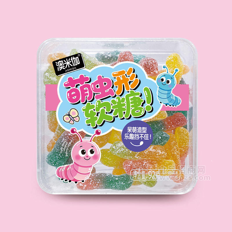 澳米伽萌虫形软糖92g