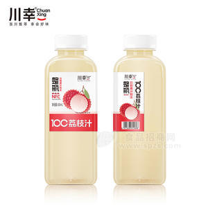 川幸100%荔枝汁果汁饮料500ml