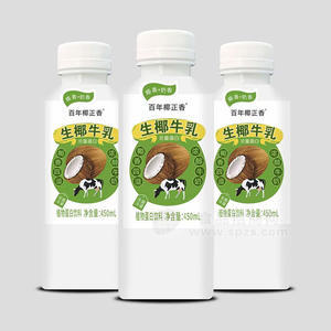 百年椰正香生椰牛乳植物蛋白饮料450ml