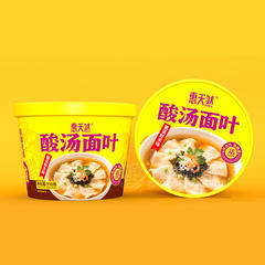 惠天然酸汤面叶紫菜虾米味110g