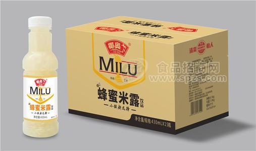 蜂蜜米露430mL*15厂家直销招商大学生创业招商