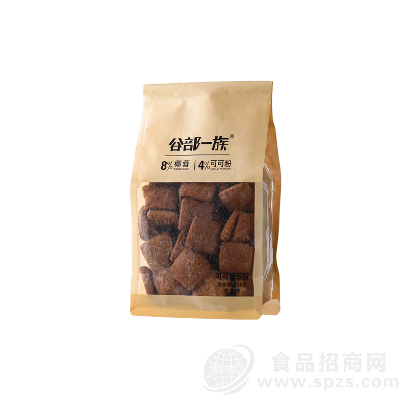 谷部一族可可椰蓉酥饼干烘焙食品258g