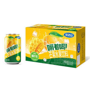 完达山嚼着喝芒果水果饮料310ml