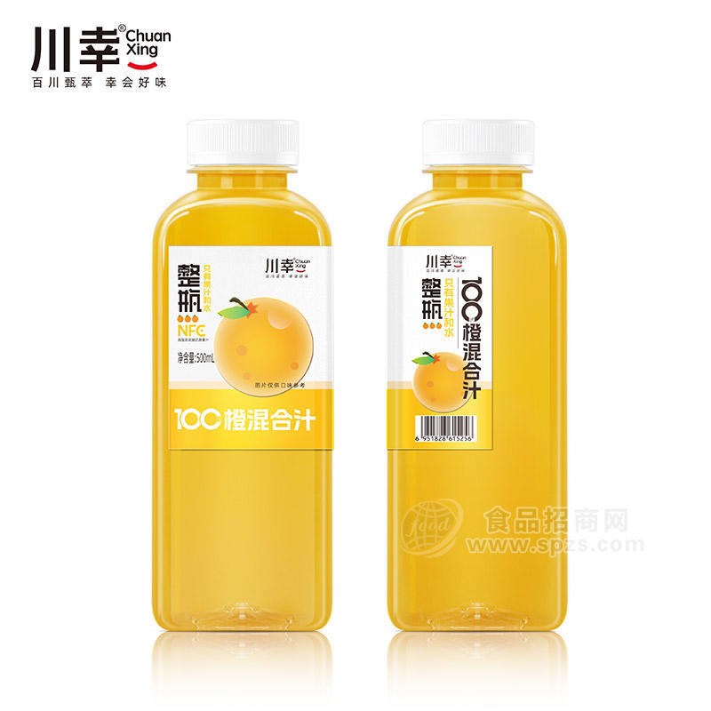 川幸100%橙混合汁果汁饮料500ml