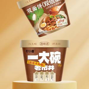 柠小薯一大碗面麻辣牛肉味方便食品177g