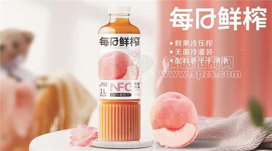 1升蜜桃汁果汁饮料