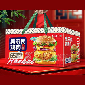 谷部一族奥尔良鸡肉汉堡