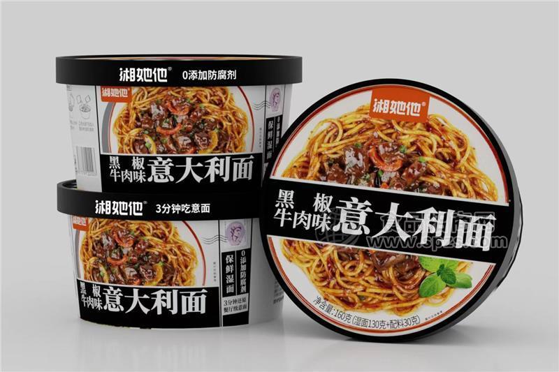 单人意面黑椒牛肉味160克
