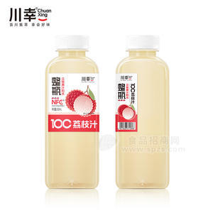 川幸100%荔枝汁果汁飲料500ml