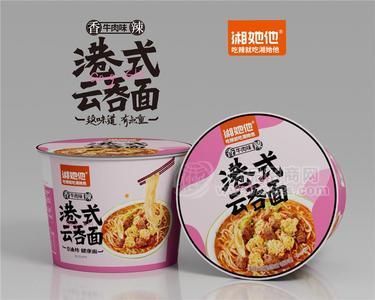 港式云吞面香辣牛肉味150克