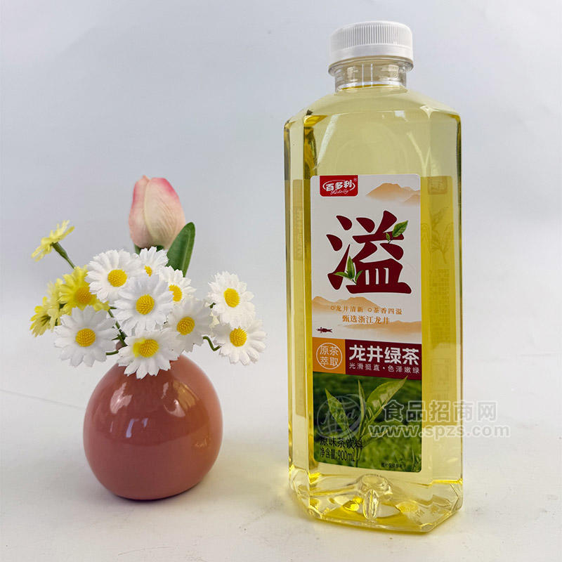 百多利龙井绿茶原味茶饮料900ml