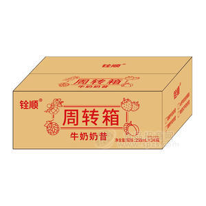 铨顺牛奶奶昔乳饮料258mlx24瓶